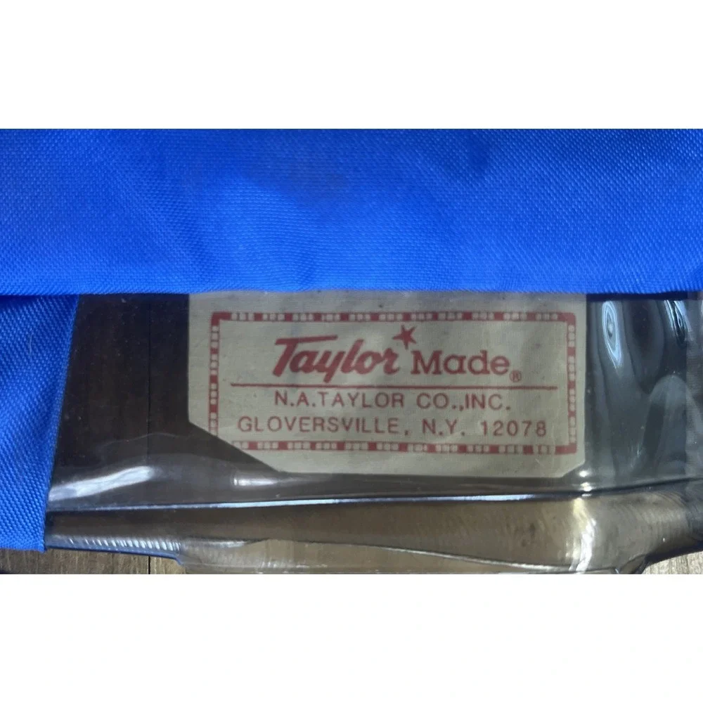 Taylor Made x ADIDAS Hanging Garment Bag Vintage LIMITED EDITION Blue 3 Stripes